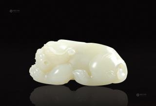 1004 和田玉貔貅手把件