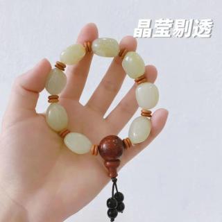 明孝陵博物馆监制的和田玉手串,古色古香,戴上就舍不得摘凤凰网凰家尚